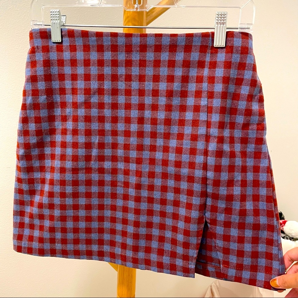 Urban Outfitters Plaid Mini Skirt